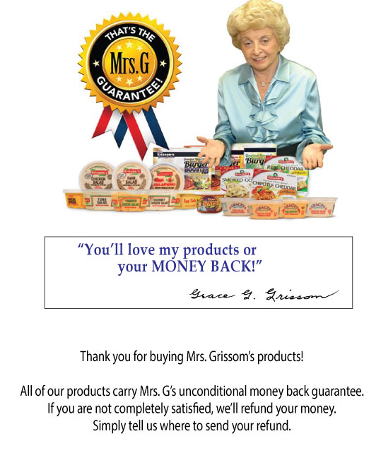 Mrs. G's Guarantee